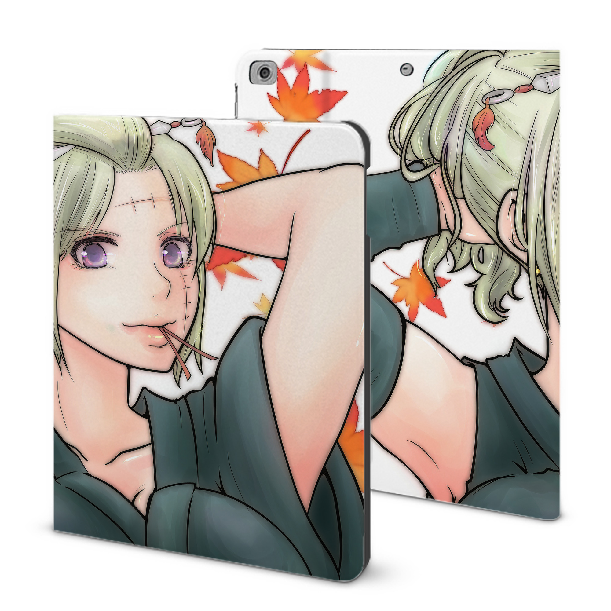 ぎんたま 坂田銀時（さかたぎんとき） 神楽 志村新八（しむら しんぱち） GINTAMA Sakata Gintoki Kagura Shimura Shinpachi IPad ケース ブック型 PUレザー TPU 耐衝撃 軽量 薄型 ペン収納なし 全面保護 IPad 各モデル対応